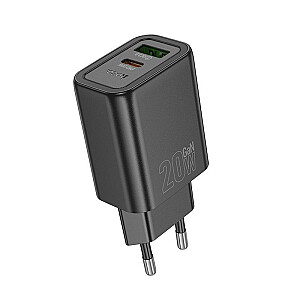 Hoco N61 Gentle PD20W+QC3.0 charger(EU) Black