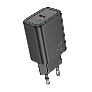 Hoco N63 Gentle PD30W+QC3.0 зарядное устройство (ЕС) Черный