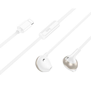 Hoco M115 Sagacious универсальные наушники с микрофоном iP White