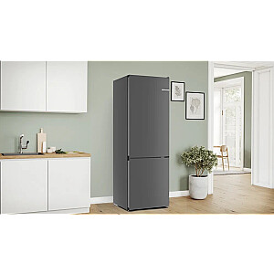 Bosch Serie 4 KGN49OCAF fridge-freezer Freestanding 311 L A Anthracite