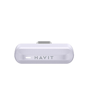 Havit TW970 - belaidės į ausis įdedamos ausinės TWS (baltos)