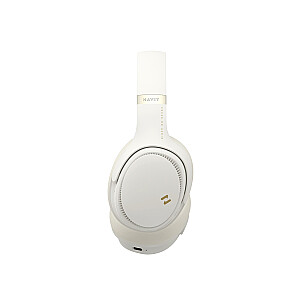 „Havit H630BT PRO“ – „Bluetooth“ ausinės su ANC (geltonos spalvos)