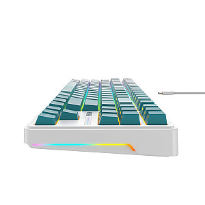 Havit KB901L - игровая клавиатура (белая и зеленая)