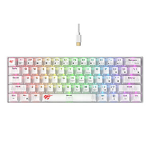 Havit KB903L - игровая клавиатура (прозрачно-белая)