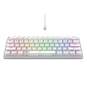 Havit KB903L - игровая клавиатура (прозрачно-белая)