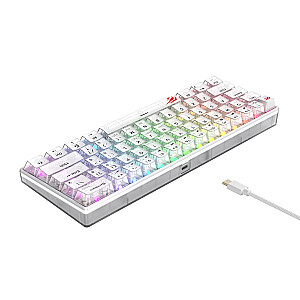 Havit KB903L - игровая клавиатура (прозрачно-белая)