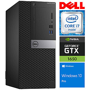 DELL 5050 MT i7-7700 8GB 512SSD M.2 NVME GTX1650 4GB WIN10Pro