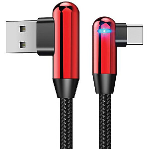 Evelatus - Type-C Data Cable TPC05 L-Shape Red
