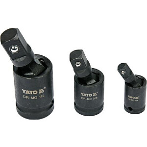 Yato НАБОР УДАРНЫХ СОЕДИНЕНИЙ YATO 1/4&quot; 3/8&quot; 1/2 YT-10643
