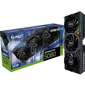 Видеокарта Palit GeForce RTX 5080 GamingPro 16 ГБ GDDR7 DLSS4 (NE75080019T2-GB2031A)