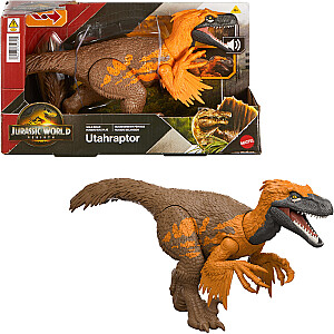 Фигурка ревущий динозавр Mattel Jurassic World Rebirth Utahraptor (JGC80)