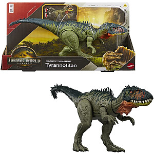 Фигурка гигантского атакующего динозавра Mattel Jurassic World Rebirth Tyrannotitan Dinosaur (JCL75)
