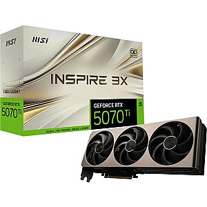 MSI GeForce RTX 5070 Ti INSPIRE 3X OC 16 ГБ DLSS 4