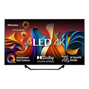 Hisense 55A7NQ | 55 | Išmanusis televizorius | VIDAA | UHD | Juoda