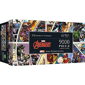 Trefl dėlionė 9000el Marvel komiksų visatoje 81022 TREFL
