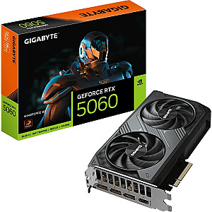 Видеокарта Gigabyte GeForce RTX 5060 Windforce 8 ГБ GDDR7 DLSS4 (GV-N5060WF2-8GD)