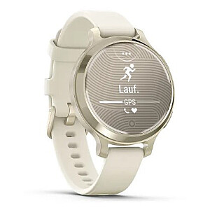 „Garmin Lily 2 Active“ 38 mm skaitmeninis 240 x 201 pikselių lietimui jautrus ekranas, smėlio spalvos GPS (palydovinis)