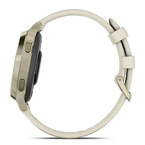 „Garmin Lily 2 Active“ 38 mm skaitmeninis 240 x 201 pikselių lietimui jautrus ekranas, smėlio spalvos GPS (palydovinis)