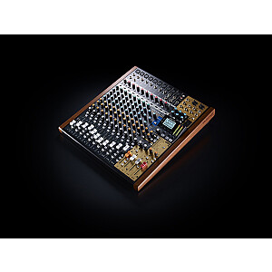 Garso maišytuvas Tascam MODEL 16, 16 kanalų, 20 - 30000 Hz, juodas, auksinis, medinis