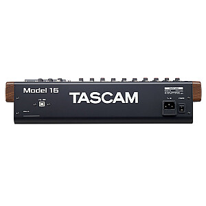 Garso maišytuvas Tascam MODEL 16, 16 kanalų, 20 - 30000 Hz, juodas, auksinis, medinis