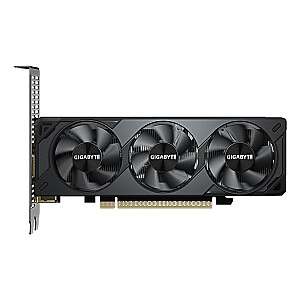 Видеокарта GIGABYTE GeForce RTX 5060 OC Low Profile 8G — 8 ГБ GDDR7, 128 бит, PCI-E 5.0, тактовая частота ядра 2512 МГц, 3 порта DisplayPort, 1 порт HDMI, GV-N5060OC-8GL