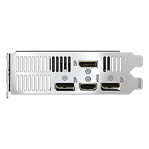 Видеокарта GIGABYTE GeForce RTX 5060 OC Low Profile 8G — 8 ГБ GDDR7, 128 бит, PCI-E 5.0, тактовая частота ядра 2512 МГц, 3 порта DisplayPort, 1 порт HDMI, GV-N5060OC-8GL