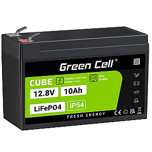 Аккумулятор для ИБП Green Cell LFPGC12V10AH Литий-железо-фосфатный (LiFePO4) 12,8 В 10 Ач