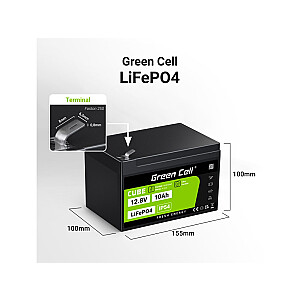 Аккумулятор для ИБП Green Cell LFPGC12V10AH Литий-железо-фосфатный (LiFePO4) 12,8 В 10 Ач