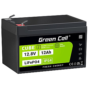 Аккумулятор для ИБП Green Cell LFPGC12V12AH Литий-железо-фосфатный (LiFePO4) 12,8 В 12 Ач