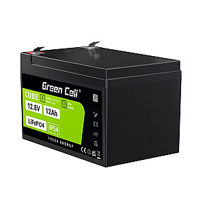 UPS akumuliatorius „Green Cell LFPGC12V12AH“ ličio geležies fosfato (LiFePO4) 12,8 V 12 Ah