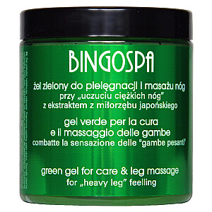 BINGO SPA Żel zielony do pielęgnacji i masażu nóg z ekstraktem z Miłorzębu Japońskiego 250g