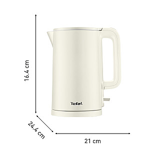 Elektrinis virdulys Tefal Thermo Protect KO140AE0 1,5 l 1500 W Balta