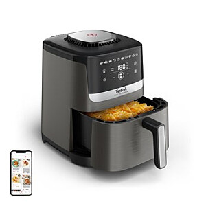 Gruzdintuvė Tefal Easy Fry Silence EY551HE0 Vienvietis 5 L Atskiras karšto oro gruzdintuvė Juoda, Pilka, Nerūdijančio plieno