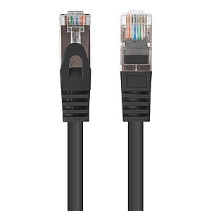 PATCHCORD KAT.6 FTP 0.25M CZARNY FLUKE PASSED LANBERG 10-PACK