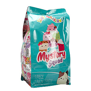 SQUISHMALLOWS MYSTERY SQUAD W21 paslaptingas pliušinis gyvūnėlis, 20 cm