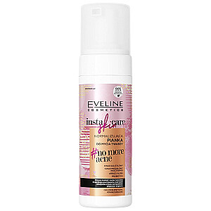 EVELINE Insta Skin Care No More Acne normalizująca pianka do mycia twarzy do cery problemtycznej i wrażliwej 150ml