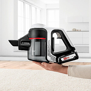 Bosch Serie 6 BCS61113 rankinis dulkių siurblys / elektrinė šluota 2 viename rankinis dulkių siurblys su baterija, sausas, be maišelio, baltas