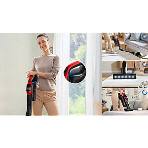 Bosch BCS1041PET пылесос/электровеник аккумуляторный сухой HEPA без мешка 0,4 л 23,5 Вт черный, красный 4 Ач