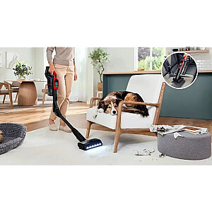 Bosch BCS1041PET пылесос/электровеник аккумуляторный сухой HEPA без мешка 0,4 л 23,5 Вт черный, красный 4 Ач