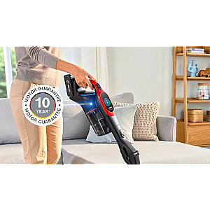 Bosch BCS1041PET пылесос/электровеник аккумуляторный сухой HEPA без мешка 0,4 л 23,5 Вт черный, красный 4 Ач
