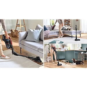 Bosch BCS1041PET пылесос/электровеник аккумуляторный сухой HEPA без мешка 0,4 л 23,5 Вт черный, красный 4 Ач