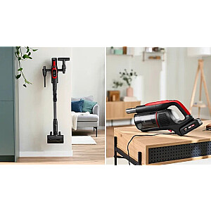 Bosch BCS1041PET пылесос/электровеник аккумуляторный сухой HEPA без мешка 0,4 л 23,5 Вт черный, красный 4 Ач