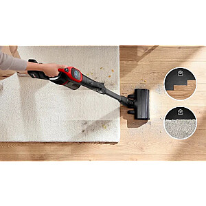 Bosch BCS1041PET пылесос/электровеник аккумуляторный сухой HEPA без мешка 0,4 л 23,5 Вт черный, красный 4 Ач