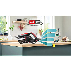 Bosch BCS1041PET пылесос/электровеник аккумуляторный сухой HEPA без мешка 0,4 л 23,5 Вт черный, красный 4 Ач