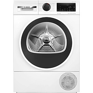 „Bosch“ džiovyklė su šilumos siurbliu | WQG2450ISN | Energijos vartojimo efektyvumo klasė A++ | Priekinis pakraunamas | 9 kg | LCD | Gylis 61,3 cm | Balta