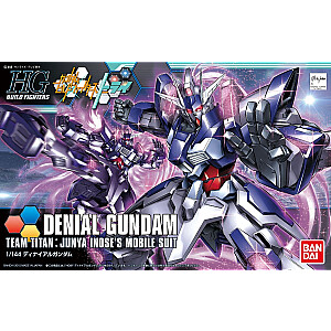 HGBF 1/144 DENIAL GUNDAM collectible figurine