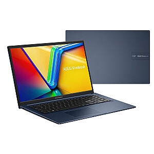 Ноутбук ASUS Vivobook 17 X1704ZA-I38512 Intel® Core™ i3 i3-1215U 43,9 см (17,3") Full HD 8 ГБ DDR4-SDRAM 512 ГБ SSD Wi-Fi 6E (802.11ax) Windows 11 Home Blue Новый Repack/Repacked