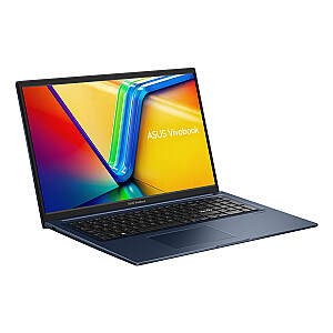 Ноутбук ASUS Vivobook 17 X1704ZA-I38512 Intel® Core™ i3 i3-1215U 43,9 см (17,3") Full HD 8 ГБ DDR4-SDRAM 512 ГБ SSD Wi-Fi 6E (802.11ax) Windows 11 Home Blue Новый Repack/Repacked