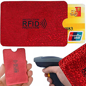 RFID apsauginis dėklas mokėjimo kortelėms su apsaugos nuo vagysčių RC-K-1199