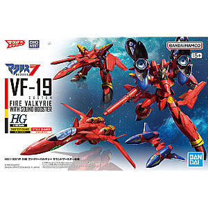 HG 1/100 MACROSS VF-19 CUSTOM FIRE VALKYRIE С УСИЛИТЕЛЕМ ЗВУКА